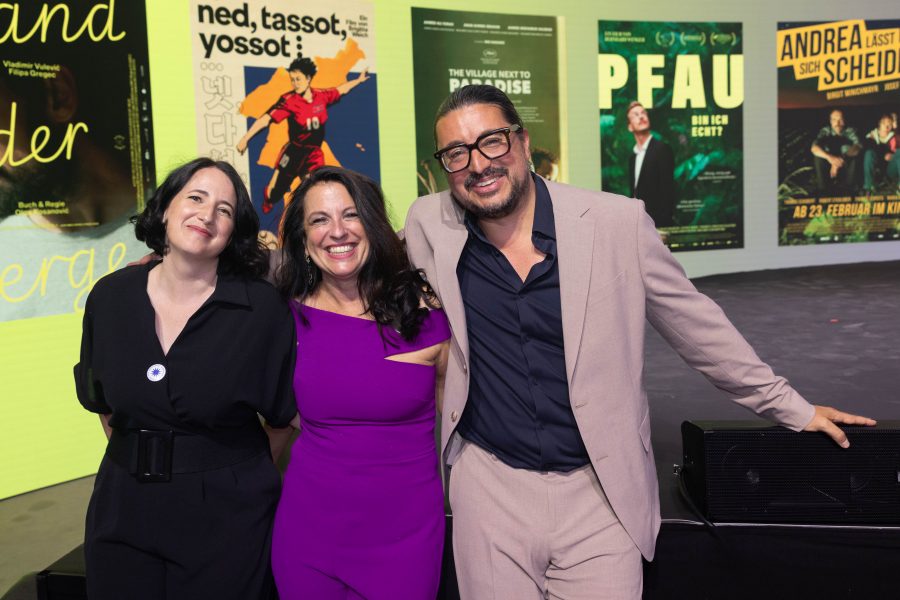 Filmpreis Gala 2025: Alexandra Valent, Katharina Albrecht und Thomas W. Kiennast. (Foto eSeL)