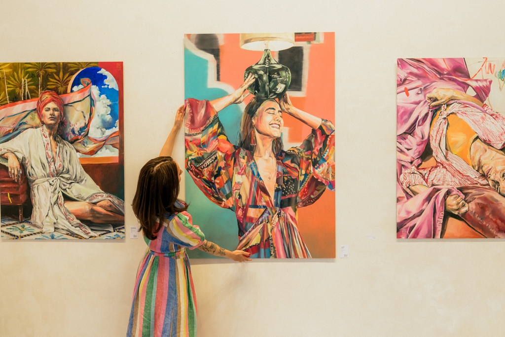 Nach zahlreichen erfolgreichen Auftritten im In- und Ausland lädt Carola Deutsch zum ersten Mal zu einer Einzelausstellung in die Bundeshauptstadt. (Foto stella)