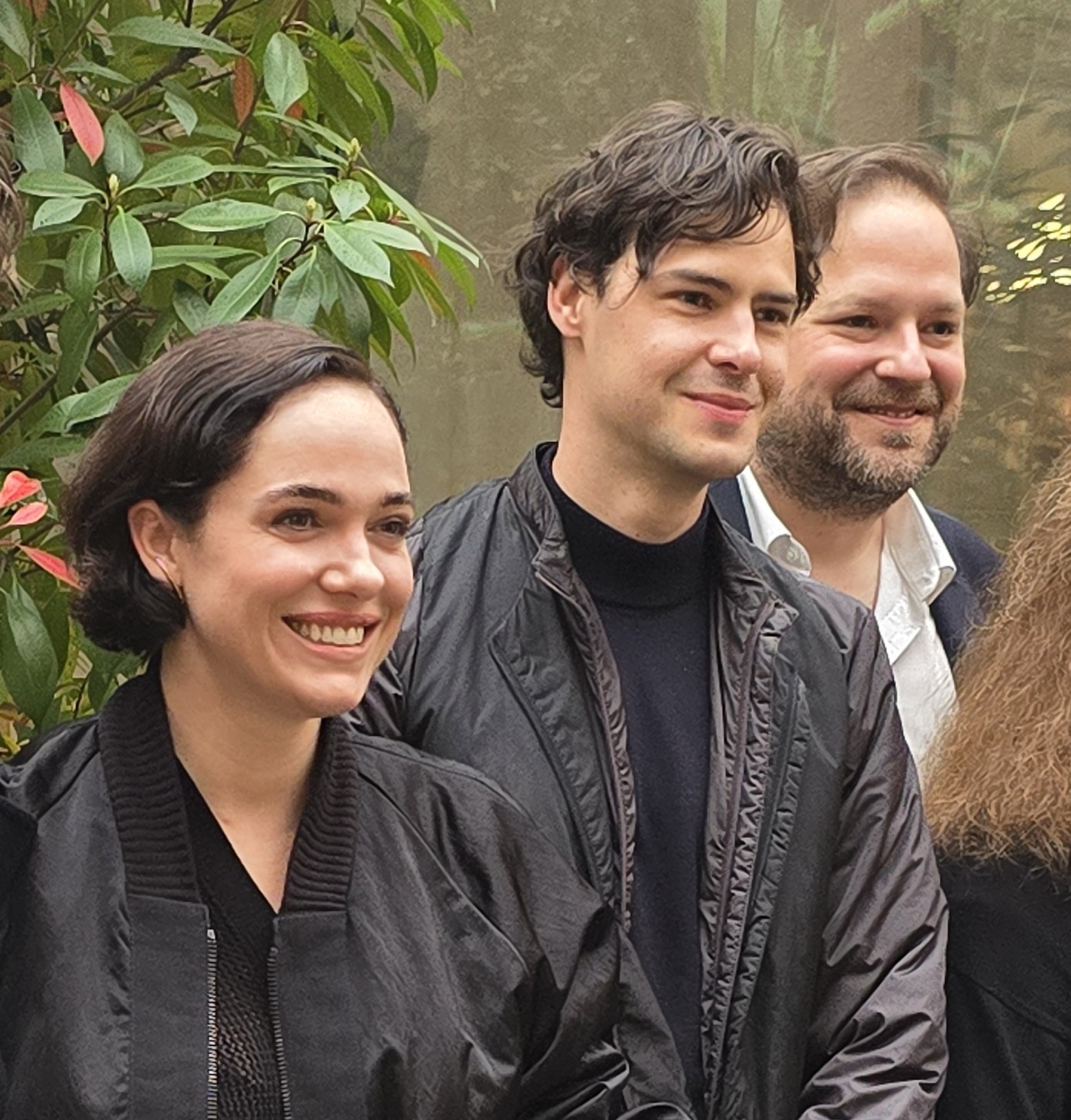 Thomas Prenn mit seiner Filmpartnerin Verena Altenberger und dem Produzenten von ACHT Alexander Glehr, (Foto Hedi Grager)