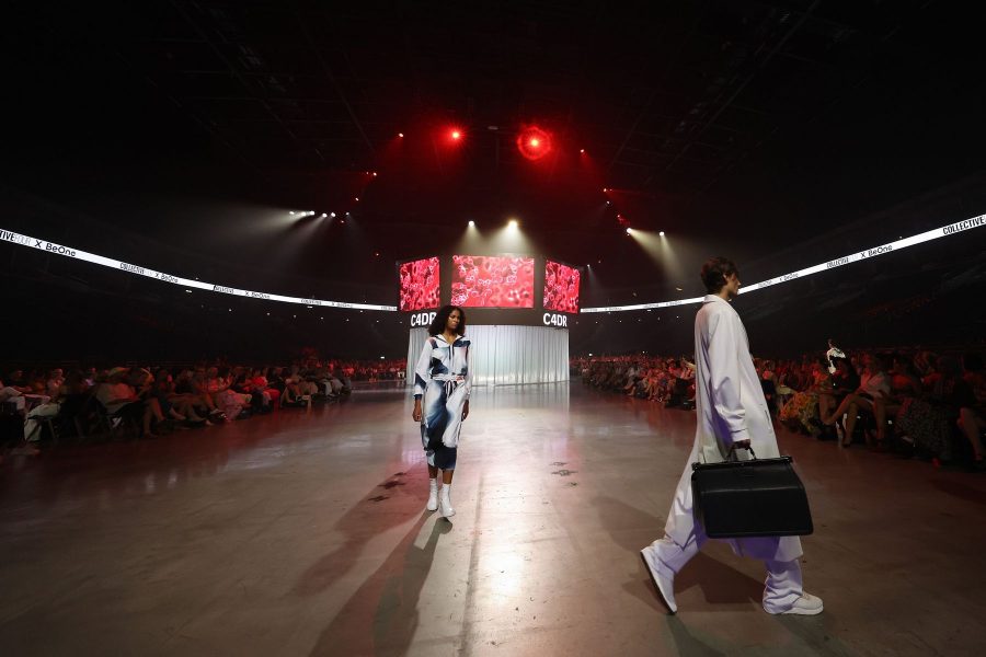 Berlin Fashion Week: COLLECTIVEFOUR C4DR – WE CARE WHAT YOU WEAR - Collective four, Danny Reinke, Marcel Ostertag und Kilian Kerner haben gemeinsam eine Non-Profit-Kollektion unter dem Namen C4DR – Collection for Doctors entworfen. (Photo by Matt Jelonek/Getty Images for C4DR)