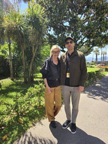 Das erste Mal traf Hedi Grager den großartigen Composer Walter Mair während der Filmfestspiele in Cannes 2024 zum Interview. (Foto Reinhard Sudy)