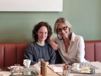 Fanny Altenburger, die Tochter der Schauspielerin Julia Stemberger und des Violinvirtuosen Christian Altenburger im Interview mit Hedi Grager. (Foto Reinhard Sudy)