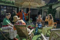 "ZUAGROAST" - Gartenclub. Regie : Claudia Jüptner-Jonstorff, Kamera: Andy Löv, (Foto Stefanie Leo)