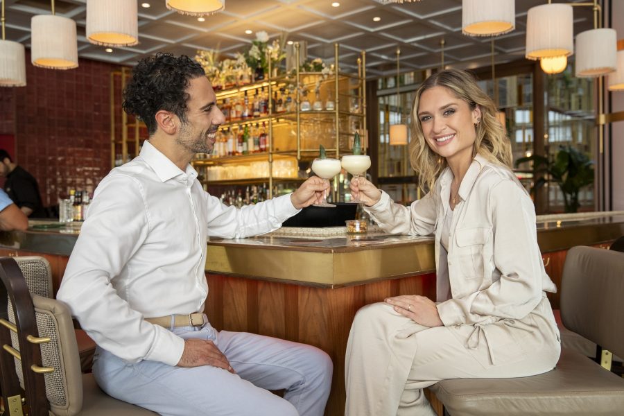 Corinna Kamper & Danilo Campisi zu Gast im&nbsp;Hilton&nbsp;Vienna Park. (Foto Jürgen Hammerschmid)