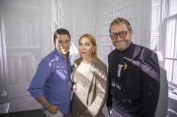 Mord, Menü & Mystery im Immersium:Wien - Alexis F. Gonzalez, Tara Tabitha und Franz-Josef Baur. (Foto Jürgen Hammerschmid)