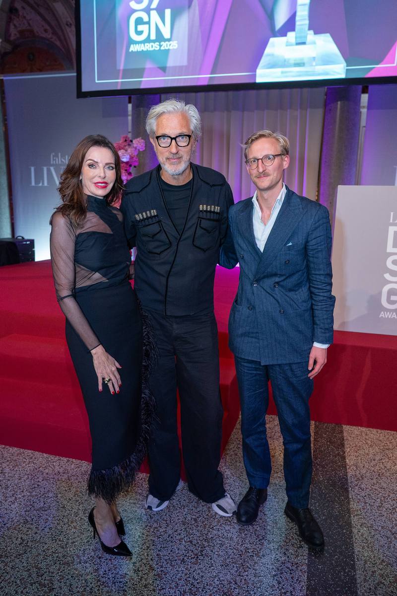FALSTAFF LIVING Design Awards: Angelika Rosam, Marcel Wanders und Gabriel ROLAND. (Foto Andreas Tischler)