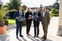 KLANGLICHT 2025: Karlheinz Kornhäusl, Birgit Lill-Schnabl, Alexandra Würz-Stalder, Bernhard Rinner. (Foto Verena Koch)