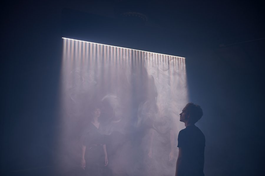 "Topia" ist eine der Lichtinstallationen des Festivals Klanglicht 2025 in Graz, das vom 24. bis 27. Oktober stattfindet. (Foto David Biro) 