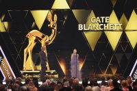 Bambi 2025: Goetz Otto und Cate Blanchett. (Foto BrauerPhotos / Dominik_Beckmann fuer Hubert Burda Media)