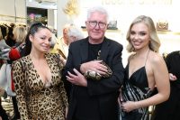 "SERPENTE"-BEI ROBERTO CAVALLI VIENNA. Ernst Fischer mit den Models, u.a. Dancing Stars-Siegerin 2025 Katya Mizera. (Foto Katharina Schiffl). (Foto Katharina Schiffl)