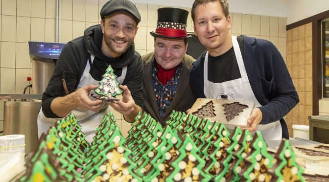 Süßer Einsatz mit Herz: Networking und Schokokunst bei SchokoMichi