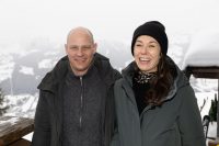 Gipfelfrühstück: „Meet & Eat“ der ORF-Enterprise beim Filmfestival Kitzbühel: Michael Reisch und Raffaela Schaidreiter (ORF). (Fotos BrauerPhototos / Andreas Kolarik)