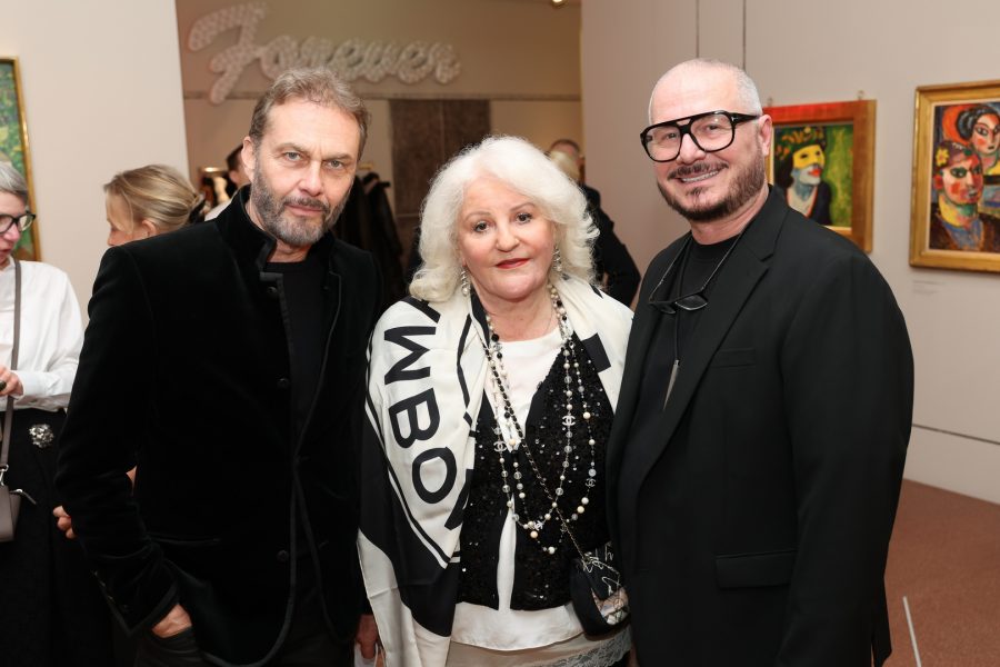 Haute&nbsp;Couture&nbsp;Austria&nbsp;Award 2025: Giorgio Madia, Marika Lichter, Wolfgang Reichl. (Foto Katharina Schiffl)
