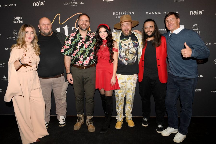 5. KITZ LEGENDS NIGHT @Grand Tirolia 2026 in Kitzbühel: Lizz Görgl, Masters of Disaster“, Sara de Blue, Ivica Kostelic. (Foto Agency People Image (c) Michael Tinnefeld)