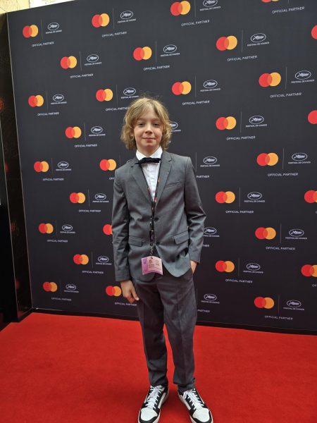 Premiere von SPY CAPITAL2 in Cannes. Seinen Lieblingsschauspieler und sein Vorbild Brad Pitt hat Benedikt Haager dort leider nicht gesehen. (Foto Hedi Grager)