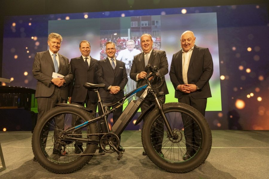 Seitenblicke Gala 2026: Karl Hohenlohe, Philipp Bodzenta, Roland Schmitt, Josef Pröll und Rudi Roubinek. (Foto Jürgen Hammerschmid)
