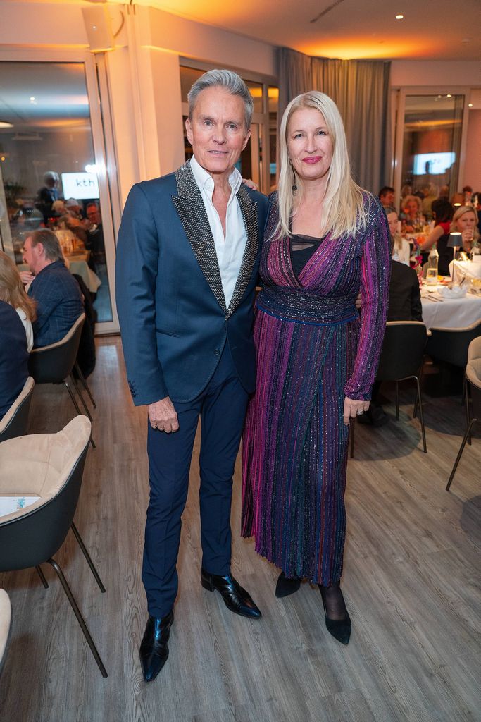 Werzers Saisonopening VIP Opening 2026, Pörtschach am Wörthersee: Moderator Alfons HAIDER, Claudia STÖCKL. (Foto Andreas Tischler)