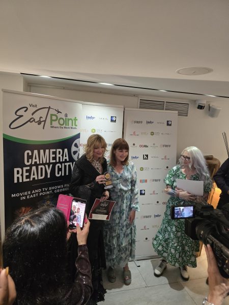 French Riviera Film Festival 2026: Mitbegründerin des Festivals, Nicole Goesseringer Muj (Mi), und die ausführende Produzentin Kate Elfatah (re). (Foto Hedi Grager, FRFF 2025)