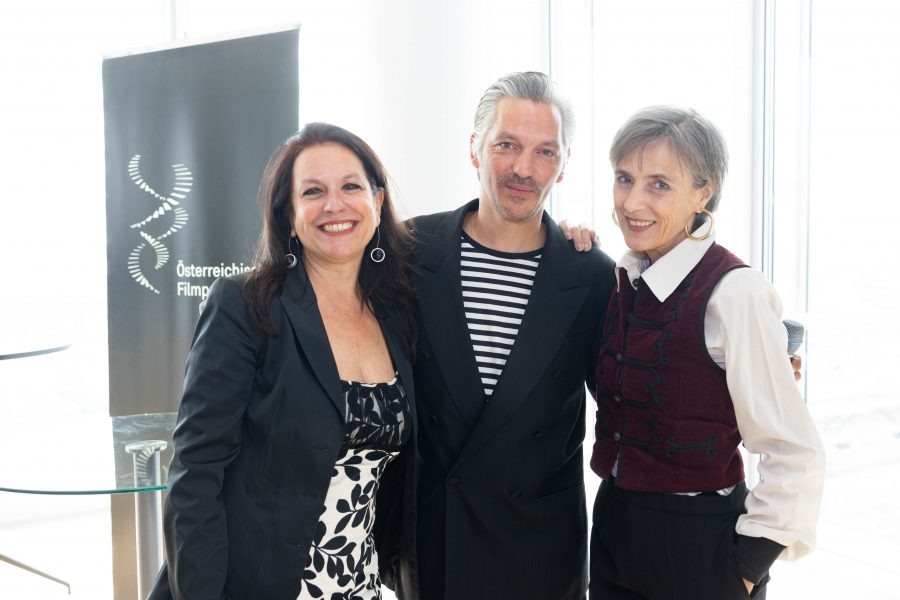 Österreichischer Filmpreis 2026 - Pressekonferenz: Katharina Albrecht, Faris Rahoma und Mercedes Echerer, (Foto eSeL.at)