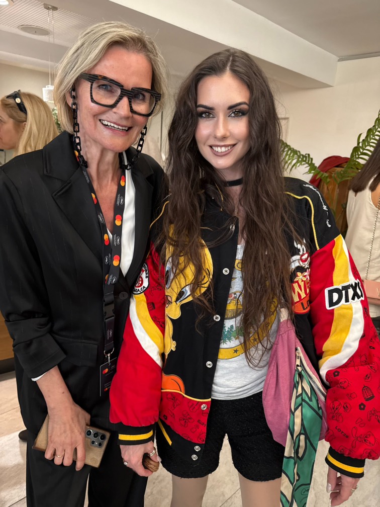 Die Journalistin Hedi Grager traf Model, Schauspielerin und Produzentin Juliette König in Cannes. (Photo privat)