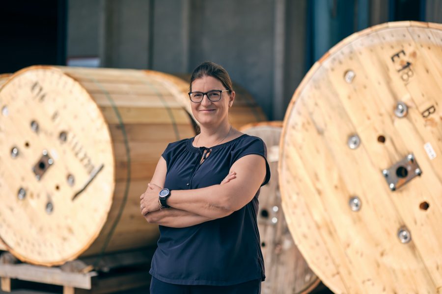 Erholung findet Julia Hütter beim Segeln mit der Familie. (Foto Martin Schönbauer)